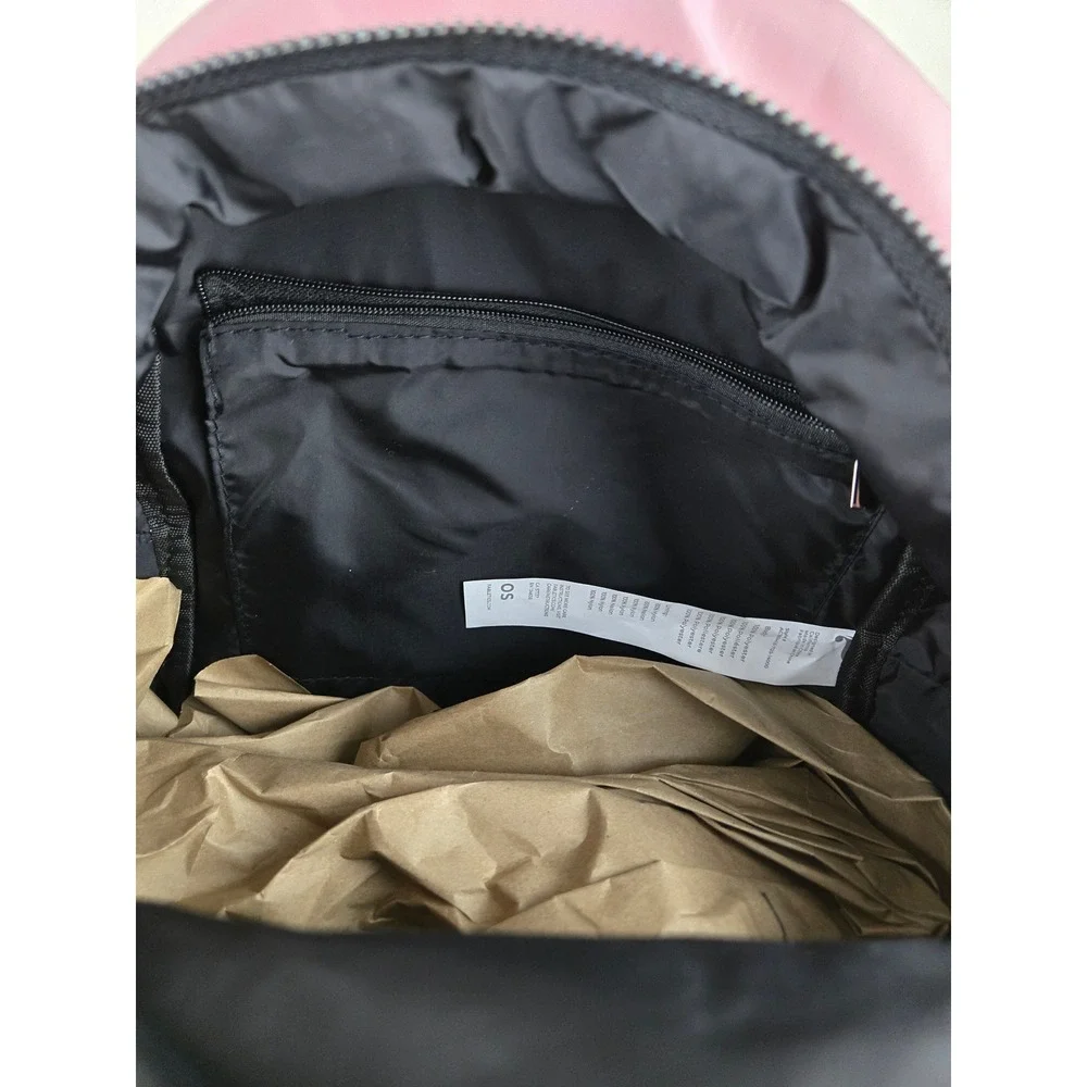 Fabletics‎ Pink Nylon Mini Backpack Sling Bag Adjustable Strap